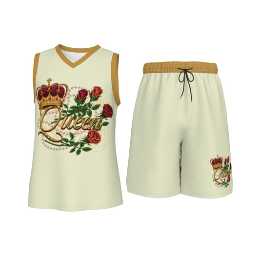 Made Royal Men's V Neck Basketball Suit