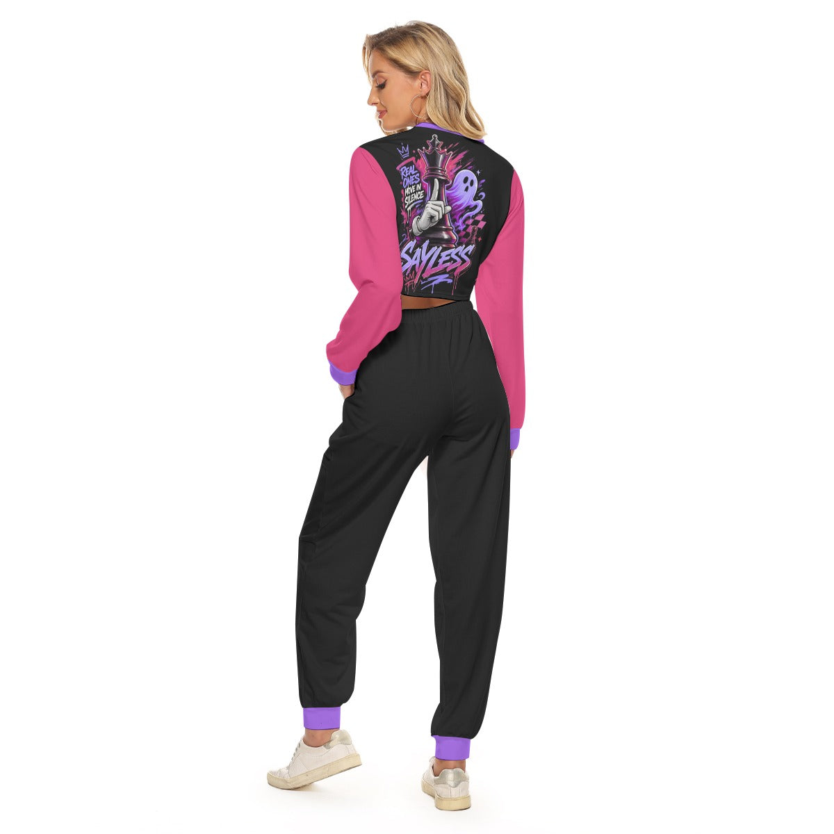 Women's Sayless Crop Sweatshirt Suit