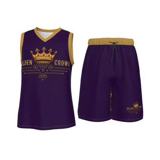 Made Royal Men's V Neck Basketball Suit