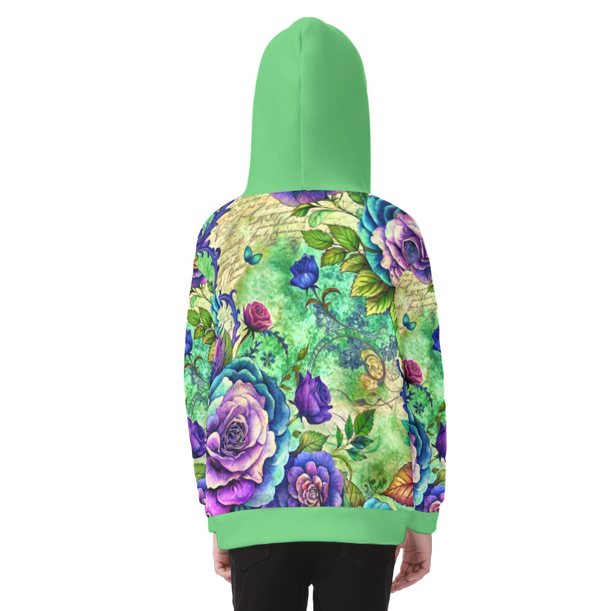 Kid's Forest Memories Heavy Fleece Zip Up Hoodie