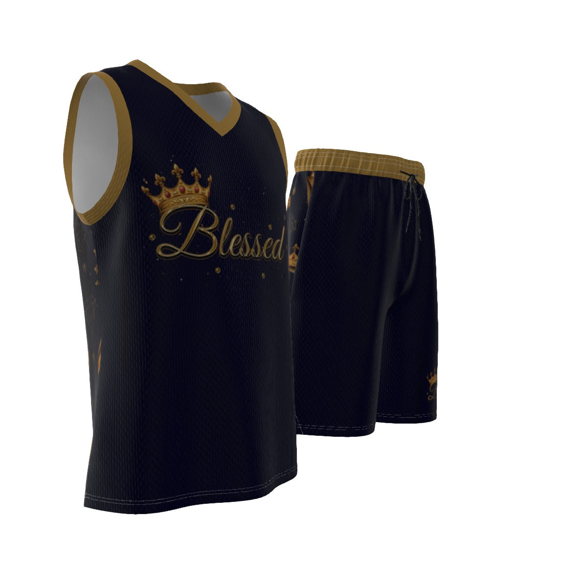 Made Royal Men's V Neck Basketball Suit