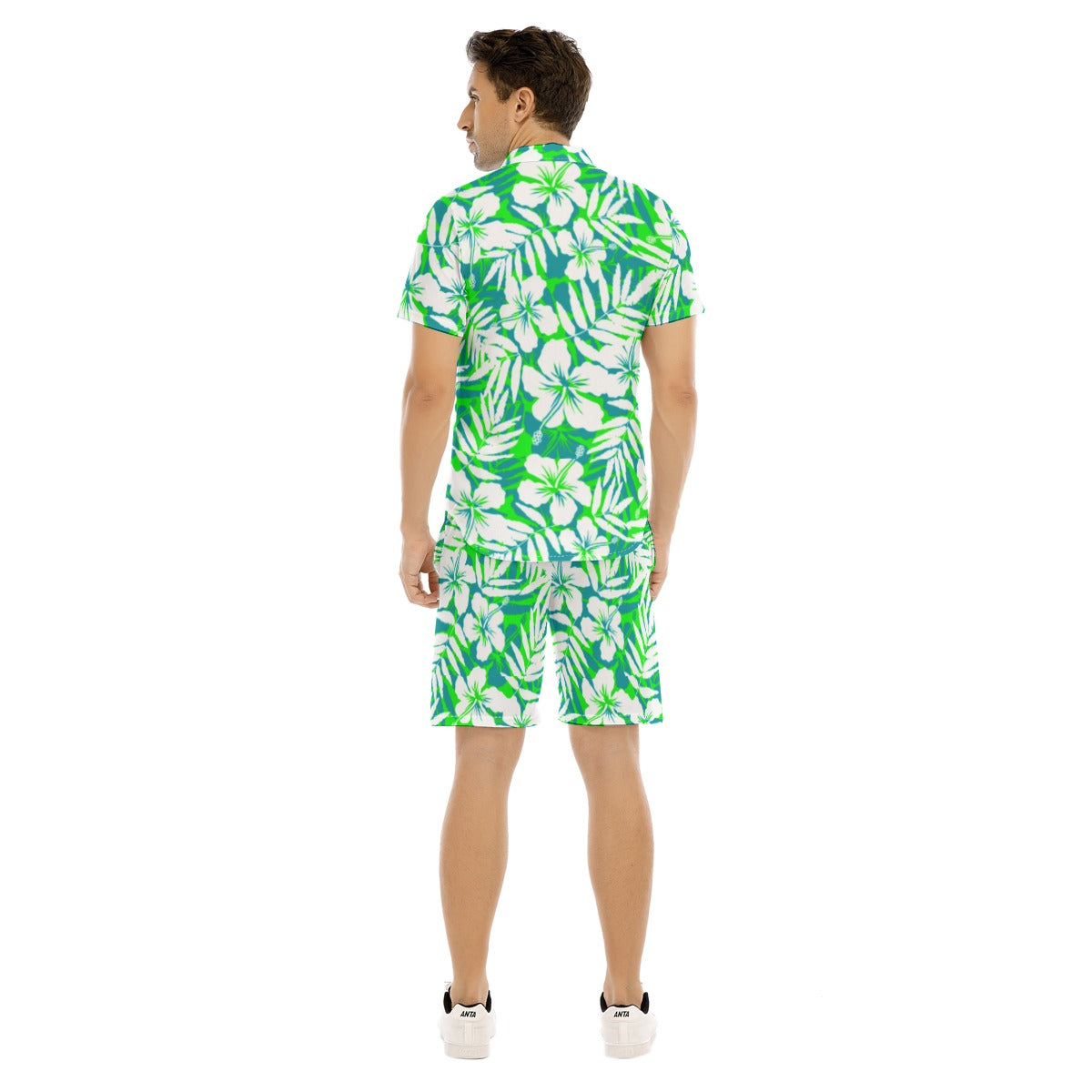 Men's Beach Vibes Short Sleeve Shirt Set