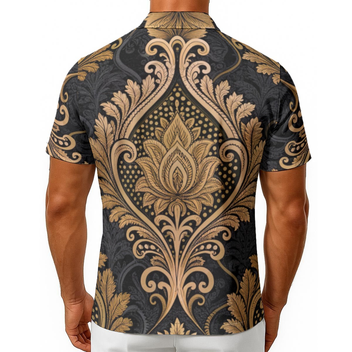 Men's Golden Domination Button Up