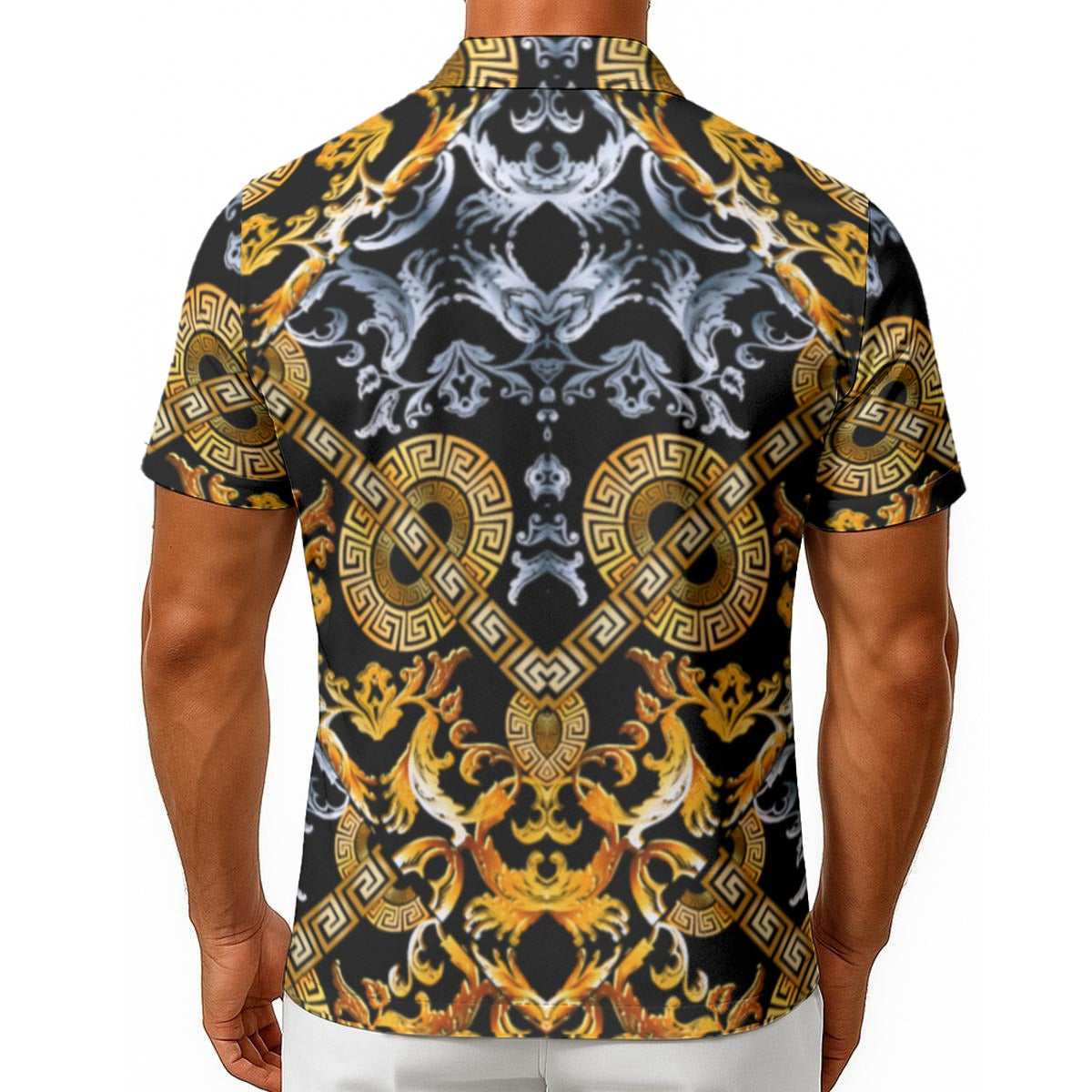 Men's Royal Cipher Button Up