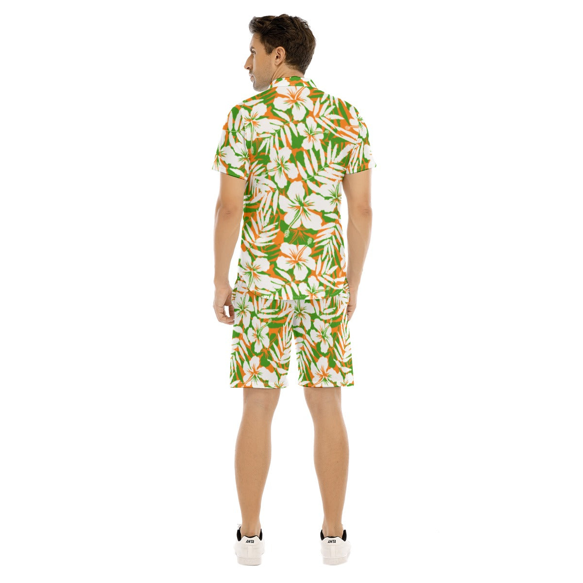 Men's Beach Vibes Short Sleeve Shirt Set