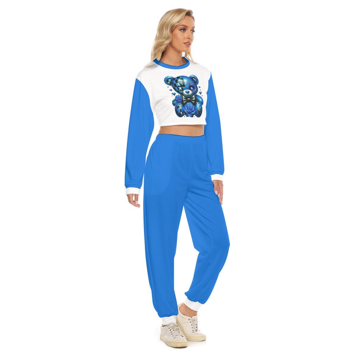 Women's My Cuteness Crop Sweatshirt Suit