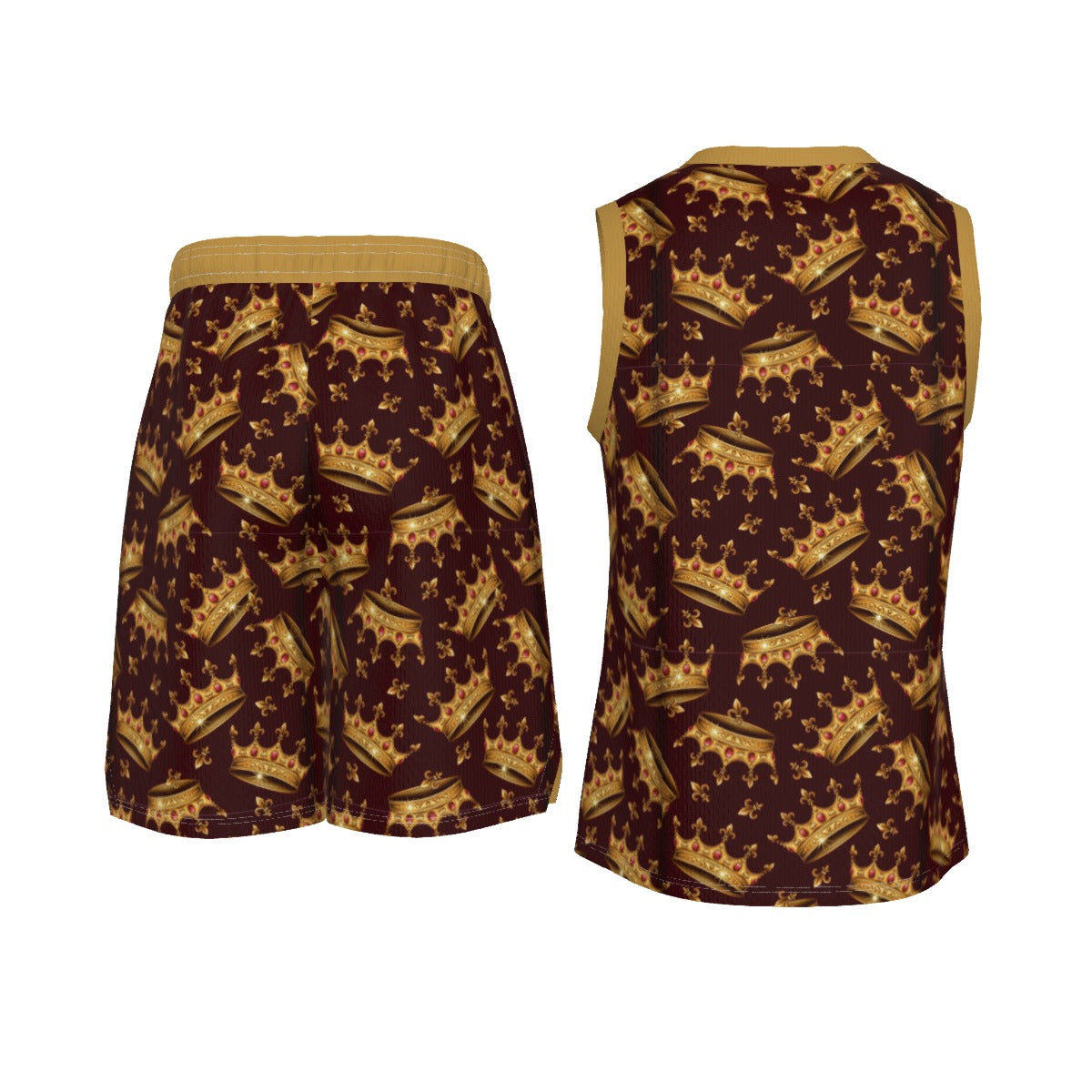 Made Royal Men's V Neck Basketball Suit