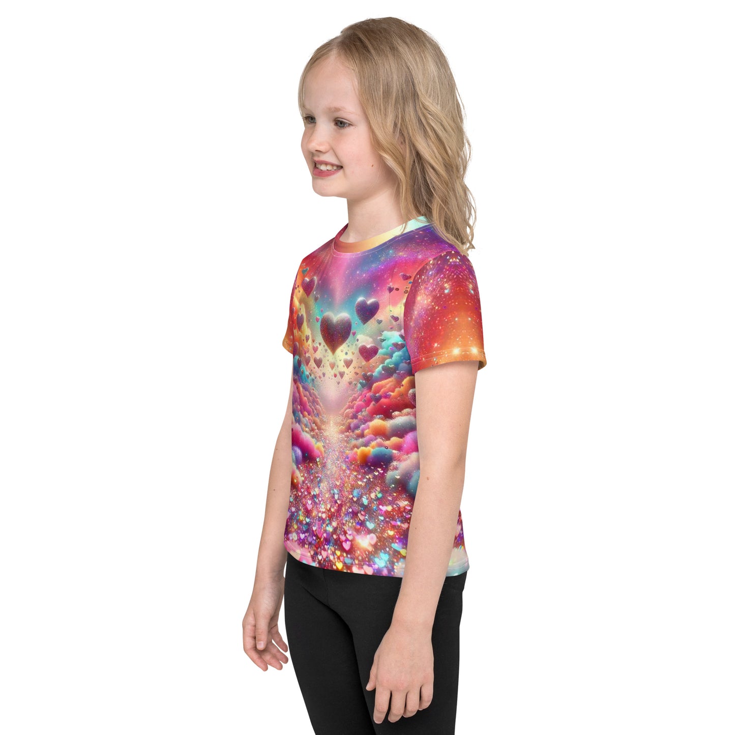Colorful Kids crew neck t-shirt