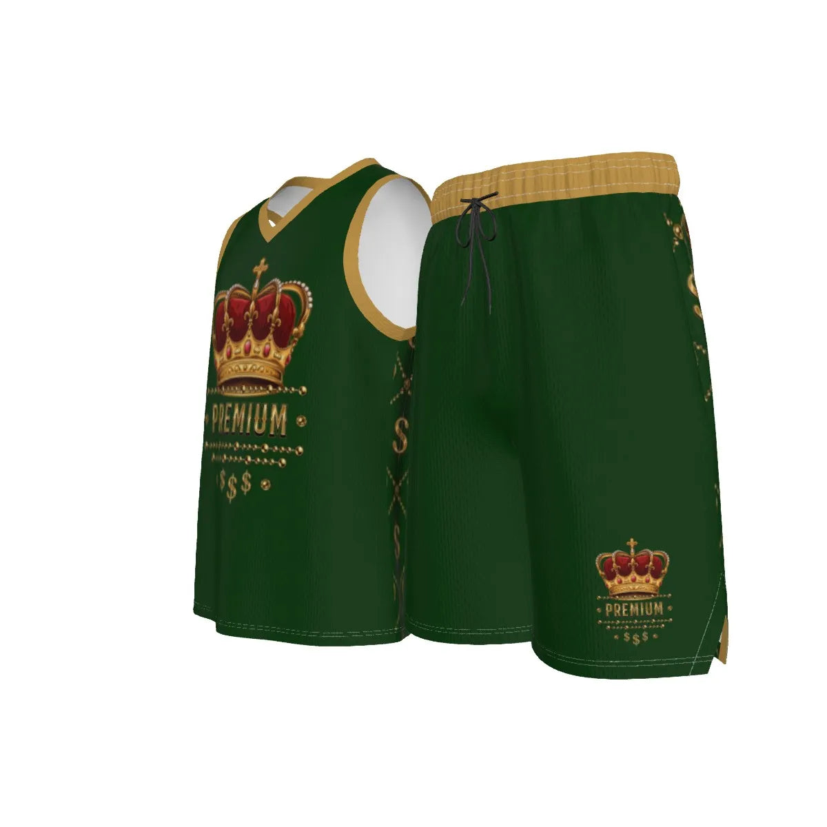 Made Royal Men's V Neck Basketball Suit