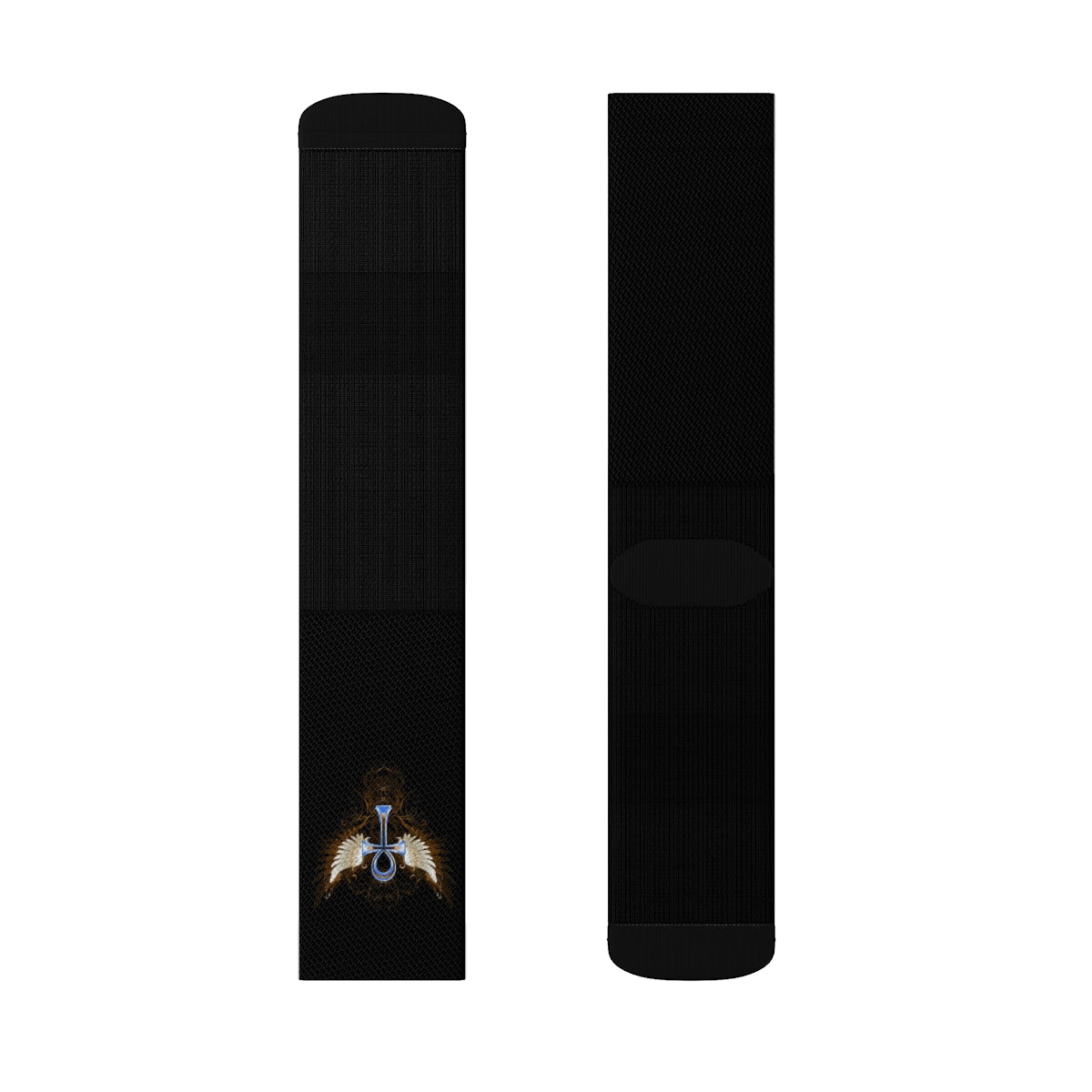 Blue Ankh Crew Socks