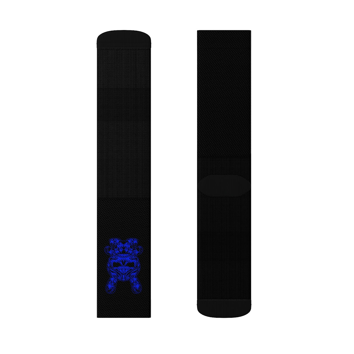 B RABB Black & Blue Crew Socks