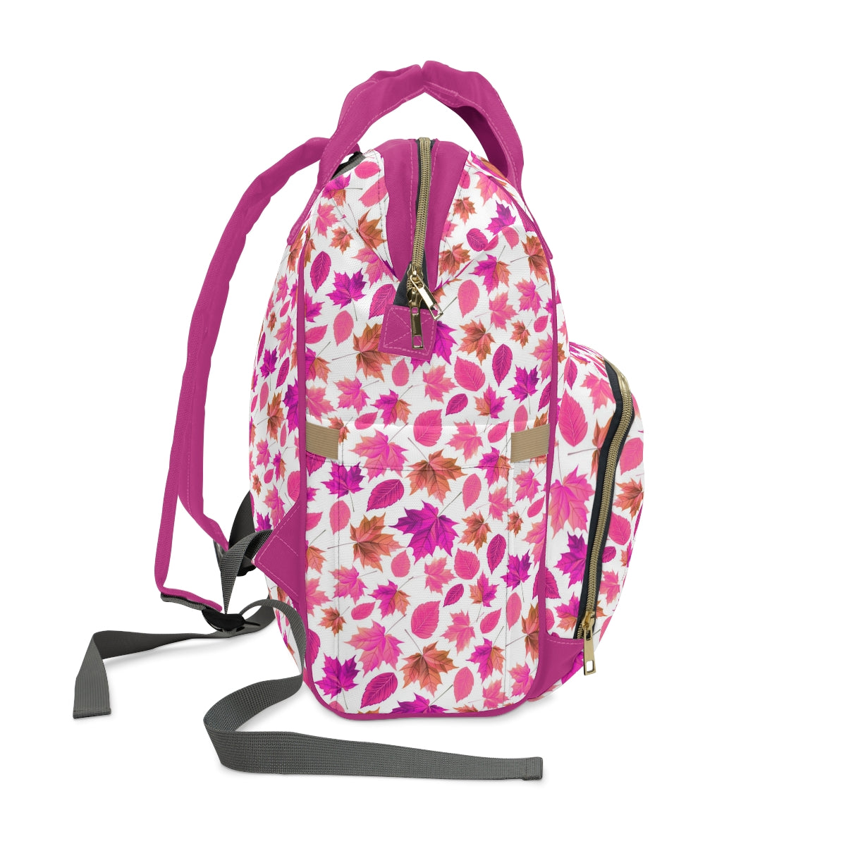 Colorful Autumn Leaves Multifunctional Backpack