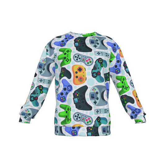 Gamers Only Men's Drop Shoulder Round Neck Long-Sleeved Sweatshirt