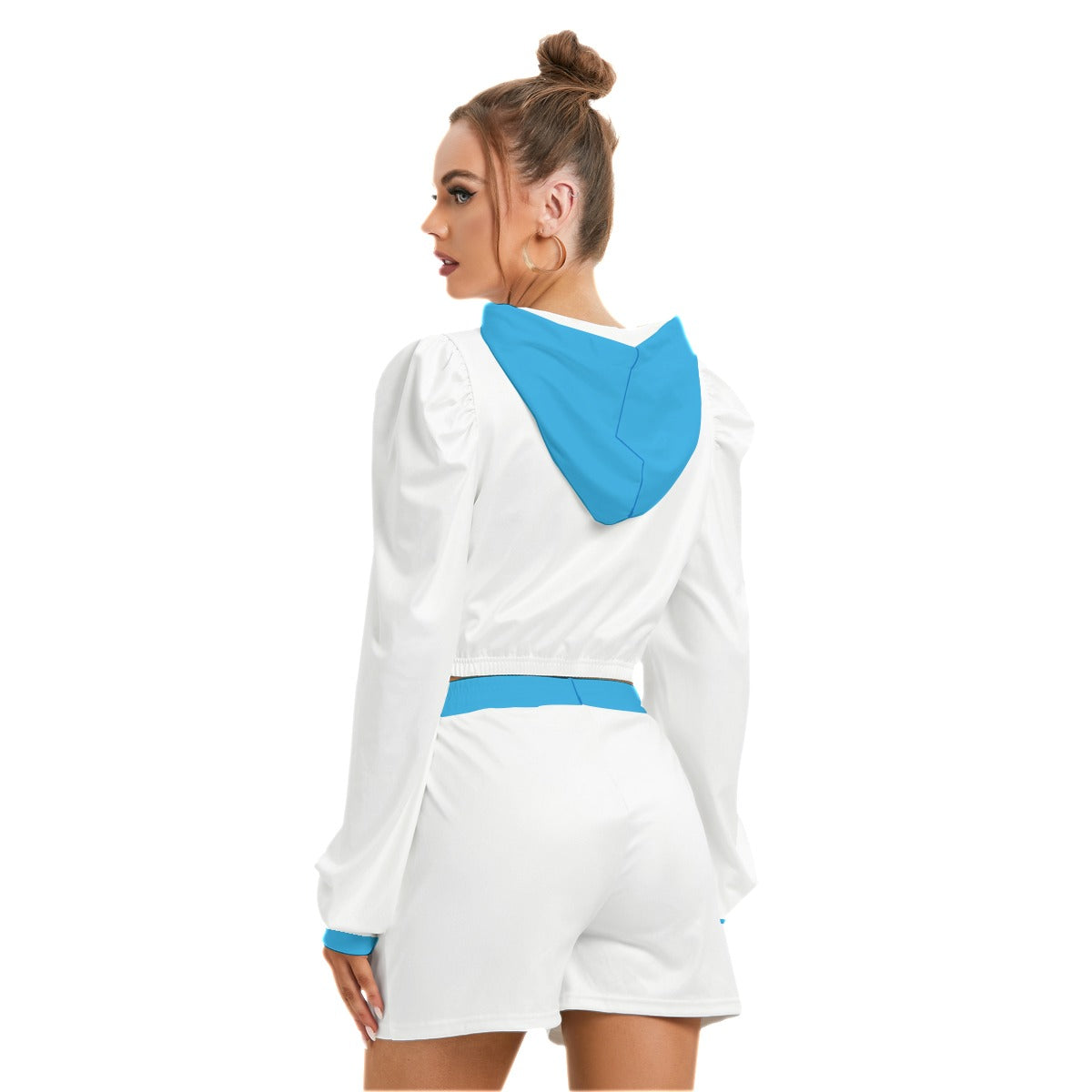 Good Vibes Women's Micro Fleece Hoodie And Shorts Set