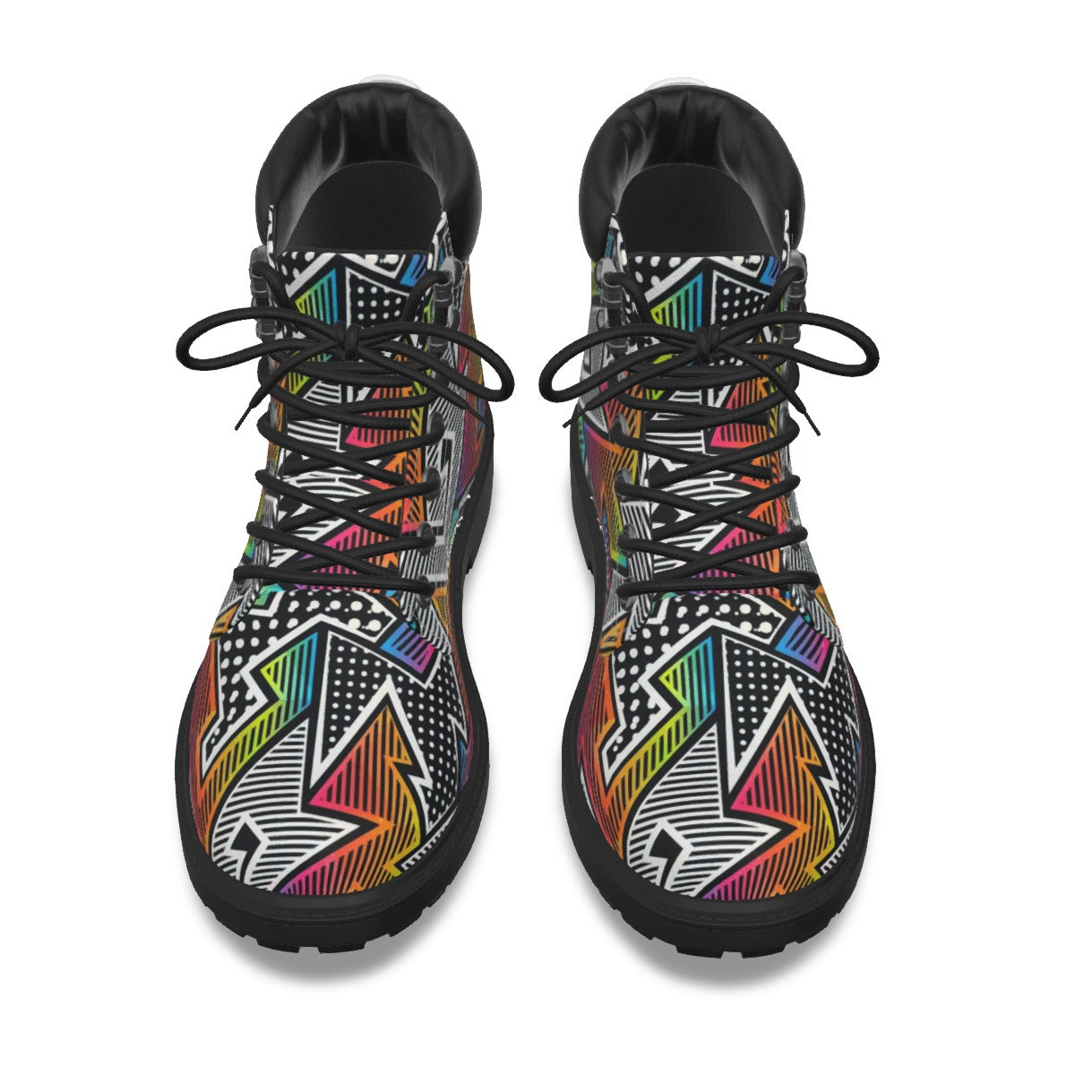 Graffiti Style Women's Short Boots