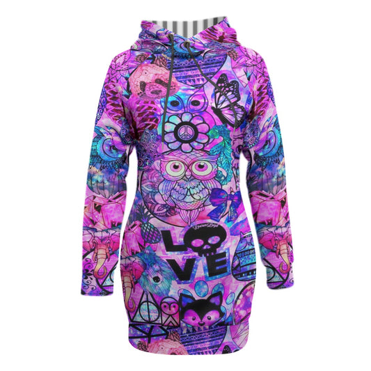 Women's True Love Pullover Hoodie With Raglan Sleeve