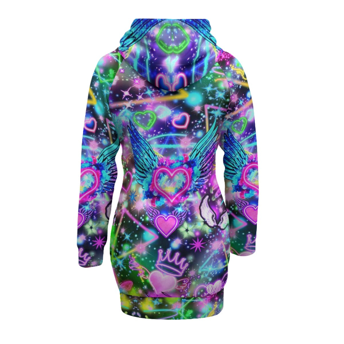 Women's True Love Pullover Hoodie With Raglan Sleeve