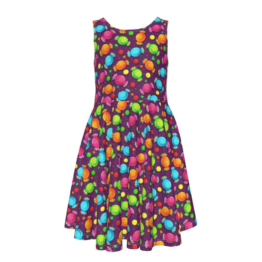 Sweet Treats Kid's Sleeveless Vest Dress