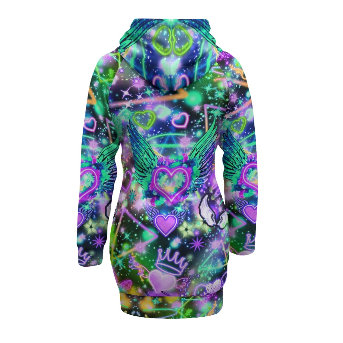 Women's True Love Pullover Hoodie With Raglan Sleeve