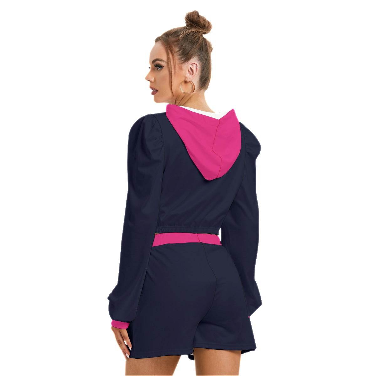 Queen Women's Micro Fleece Hoodie And Shorts Set