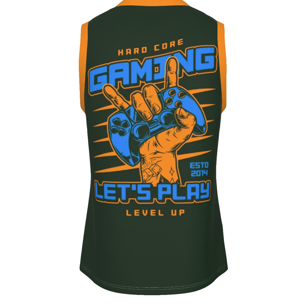 Hard Core Gaming Men's V Neck Basketball Top