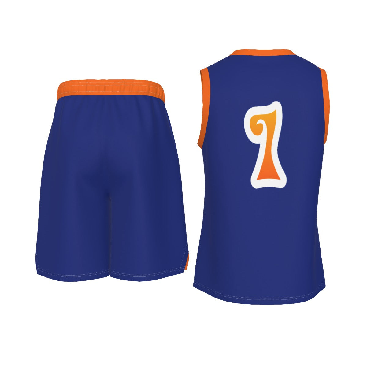 Hoop Vibes #1 Men's V Neck Basketball Suit