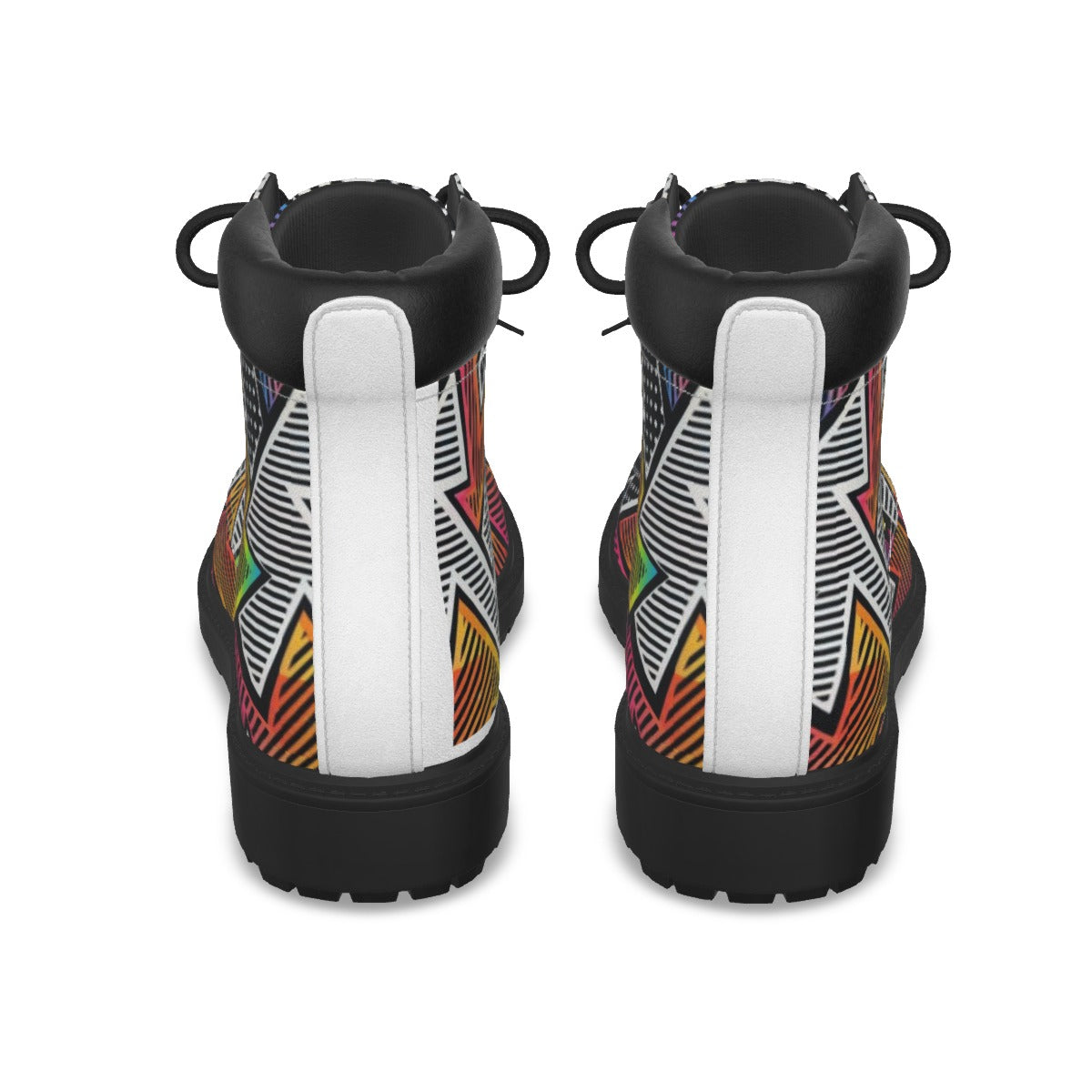 Graffiti Style Men's Short Boots