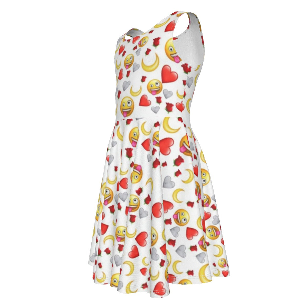Heart Emoji Kid's Sleeveless Vest Dress