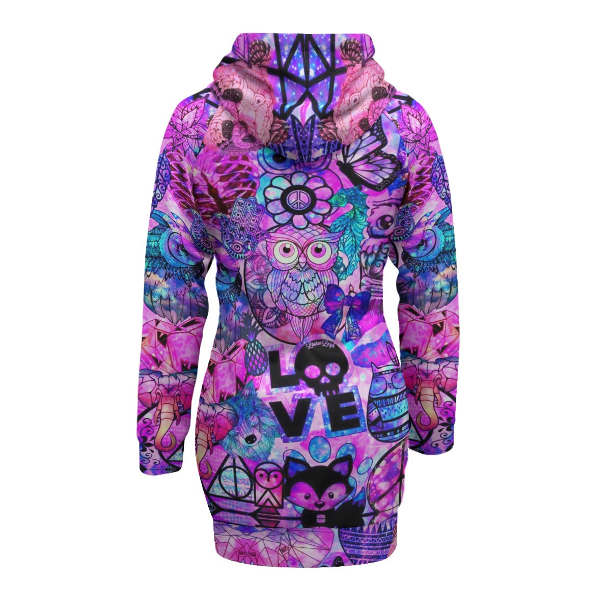 Women's True Love Pullover Hoodie With Raglan Sleeve