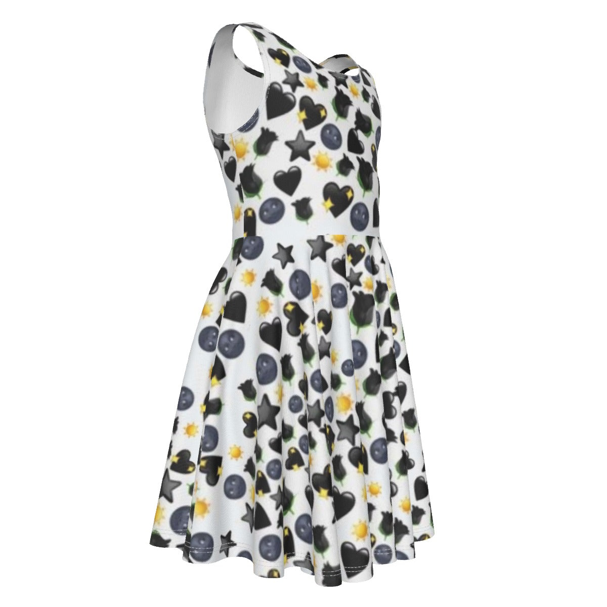 Heart Emoji Kid's Sleeveless Vest Dress