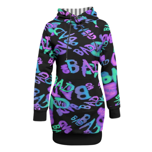 Baddies Only Women's Pullover Hoodie With Raglan Sleeve