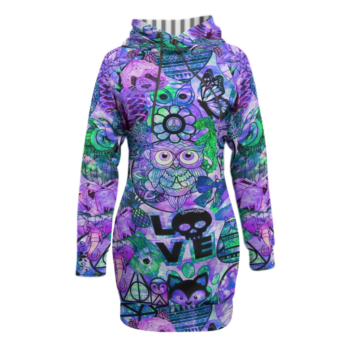 Women's True Love Pullover Hoodie With Raglan Sleeve