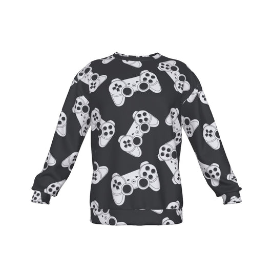 Gamers Only Men's Drop Shoulder Round Neck Long-Sleeved Sweatshirt