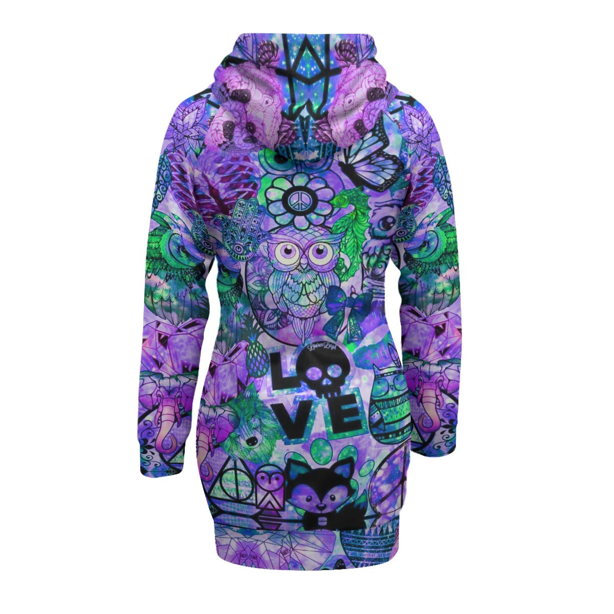 Women's True Love Pullover Hoodie With Raglan Sleeve