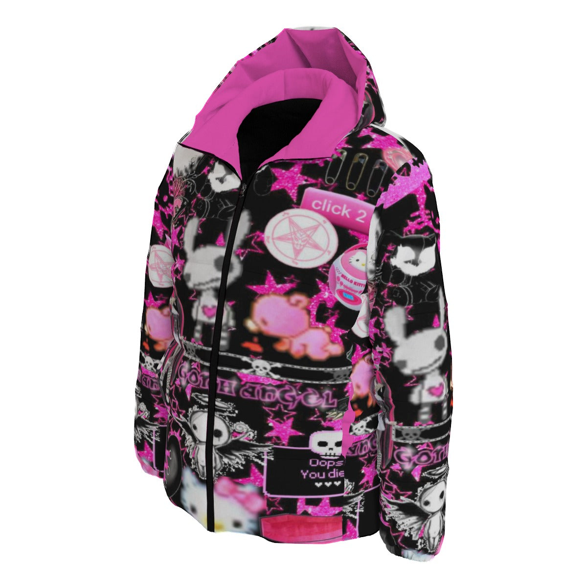 Punk Style Winter Time Jacket Unisex