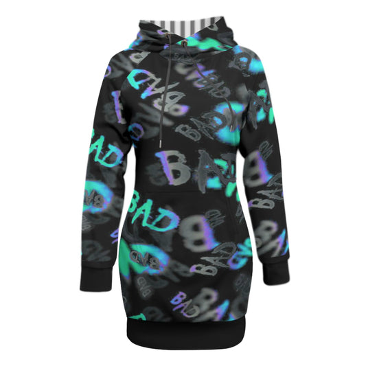 Baddies Only Women's Pullover Hoodie With Raglan Sleeve
