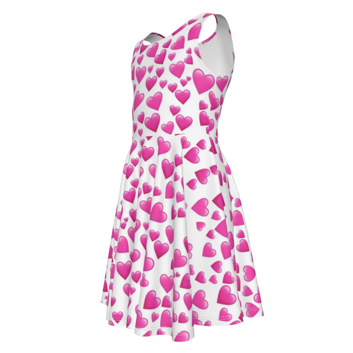 Heart Emoji Kid's Sleeveless Vest Dress
