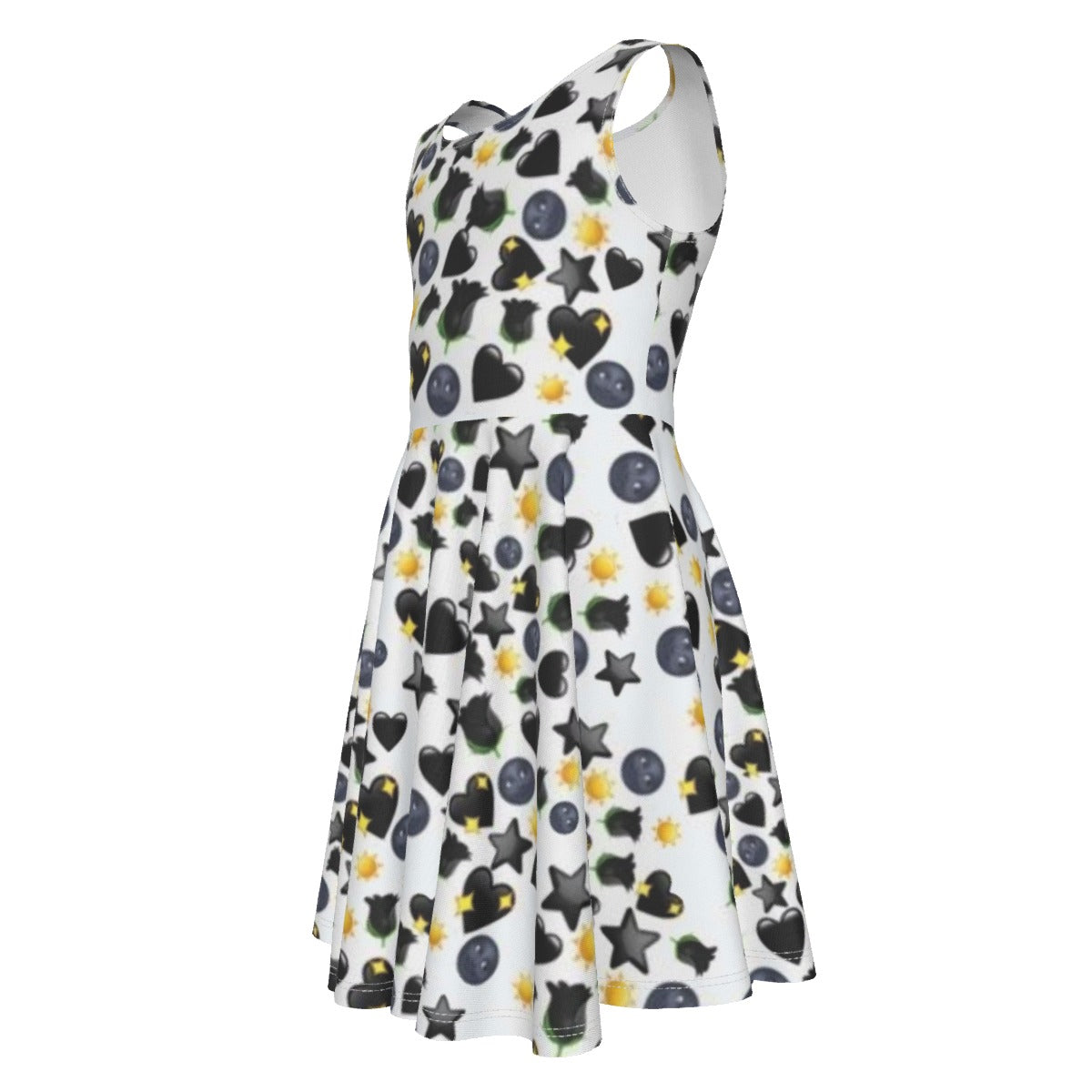 Heart Emoji Kid's Sleeveless Vest Dress