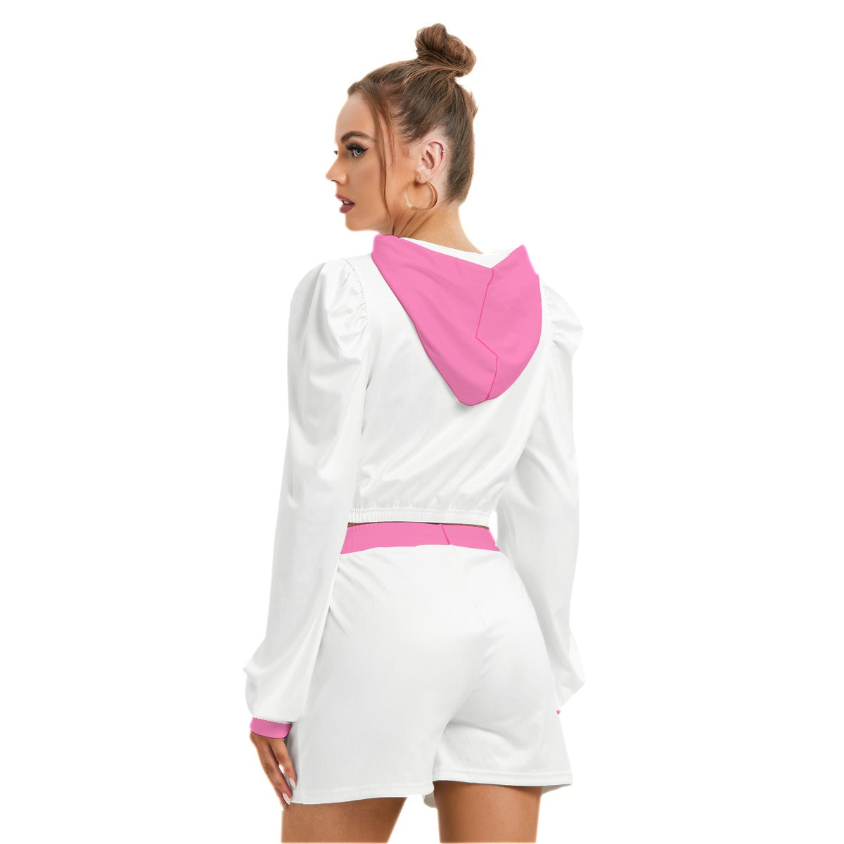 Love Women's Micro Fleece Hoodie And Shorts Set