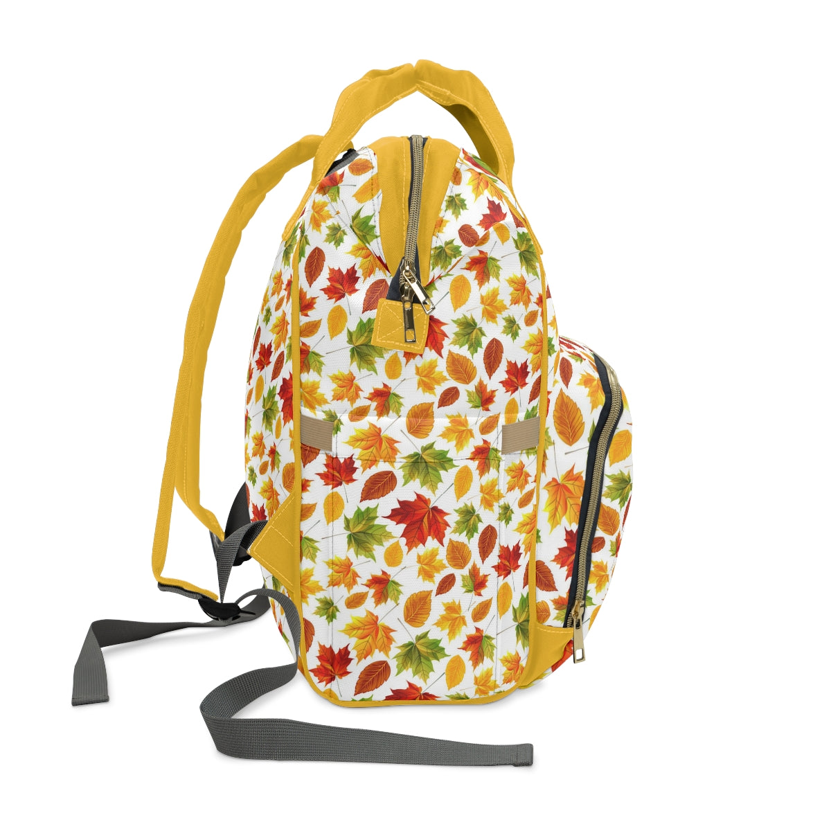 Colorful Autumn Leaves Multifunctional Backpack