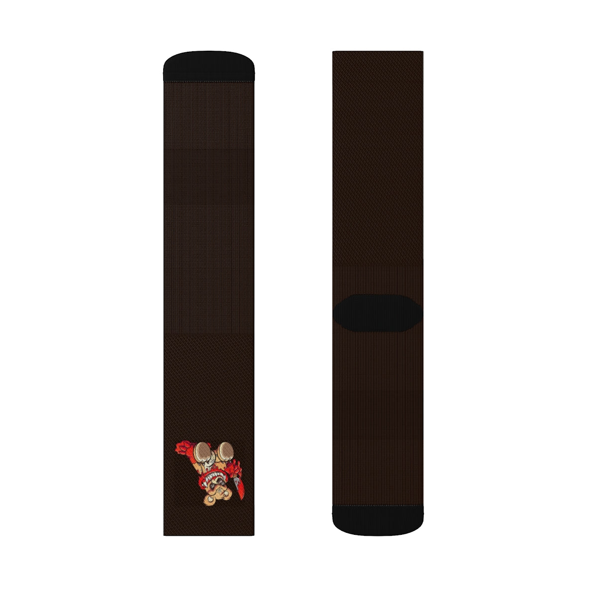 Evil Teddy Bear Crew Socks