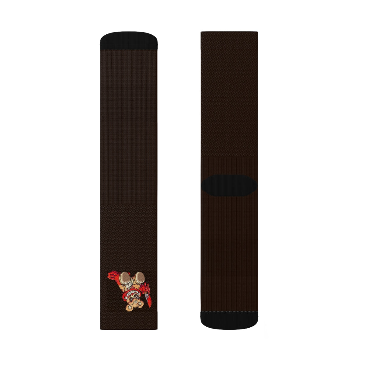 Evil Teddy Bear Crew Socks