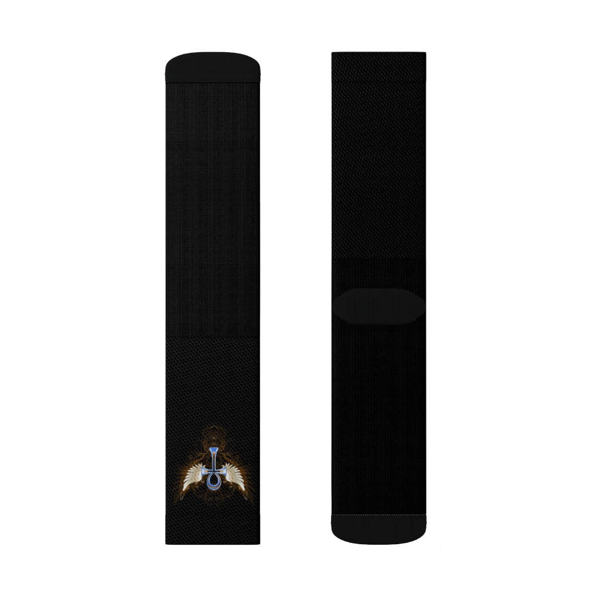 Blue Ankh Crew Socks