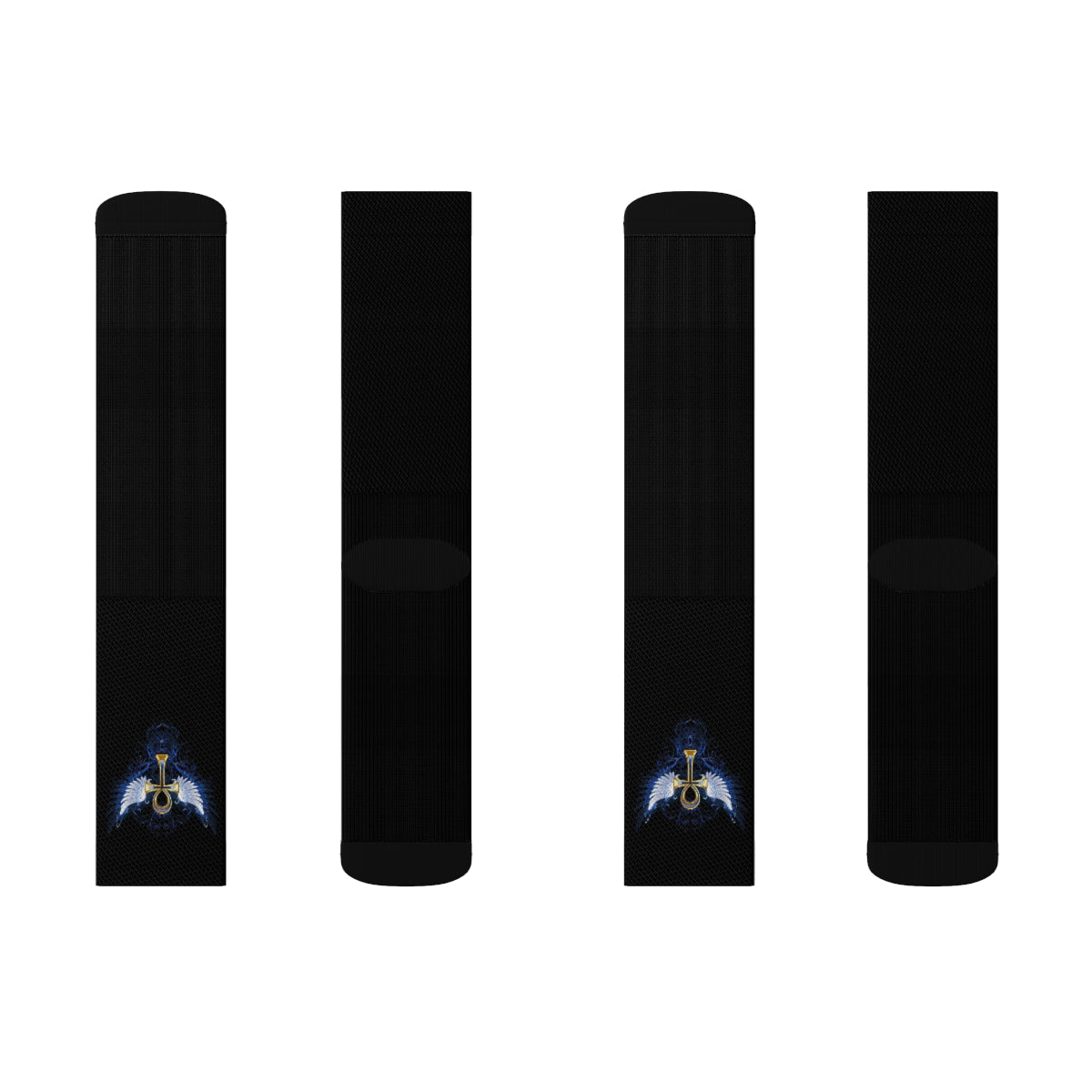 Golden Ankh Crew Socks