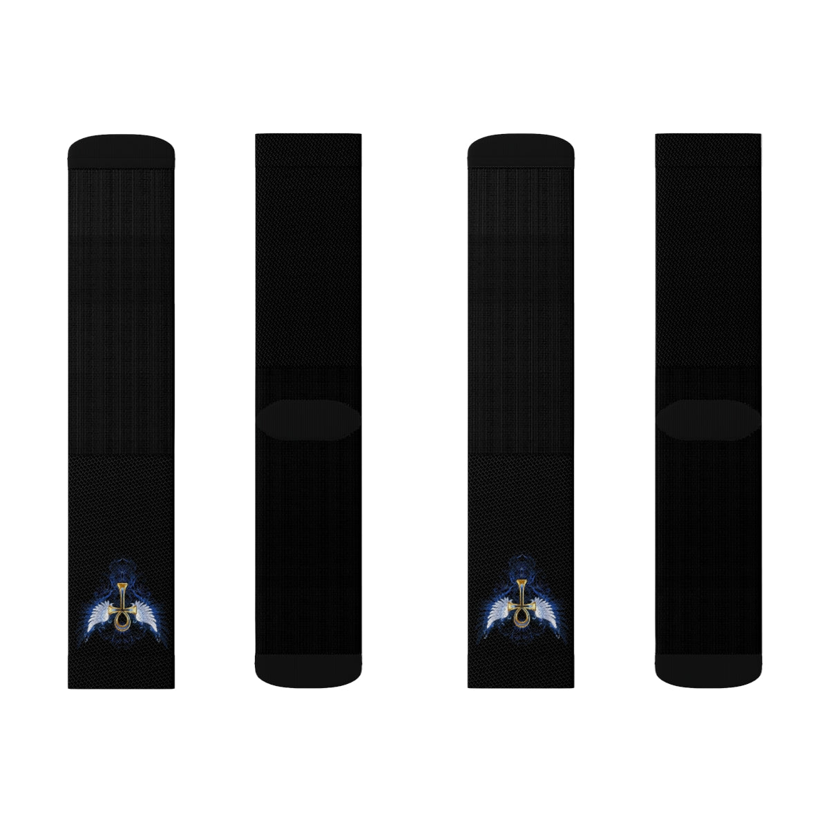 Golden Ankh Crew Socks