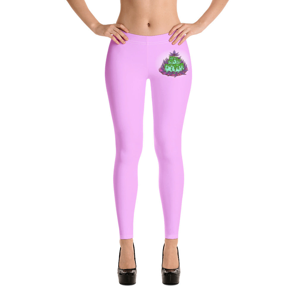 Stoners Only Birthday Cake Leggings