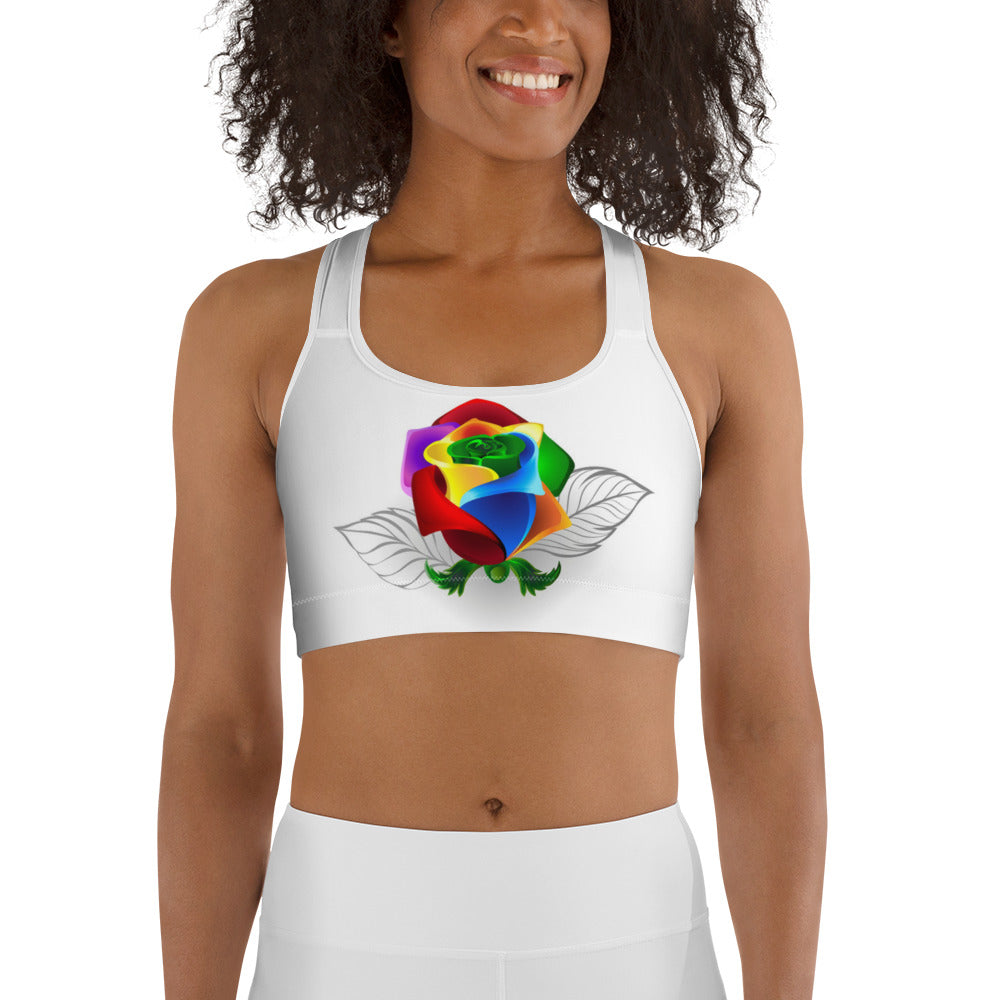 Rainbow Sports bra