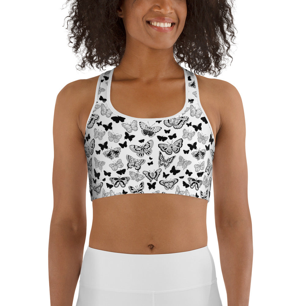 Cute Butterfly Sports bra