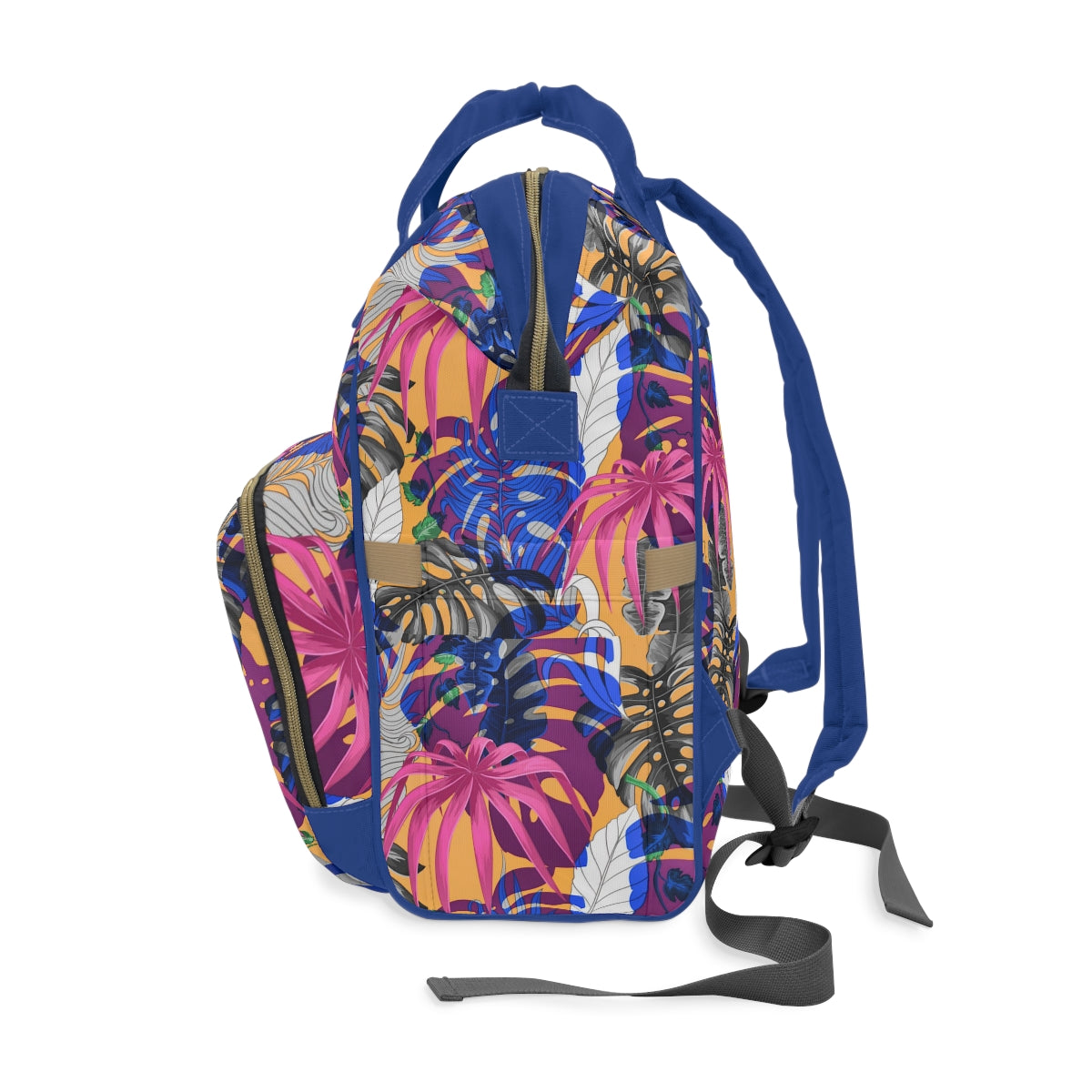 Tropical Leaves Multifunctional Backpack