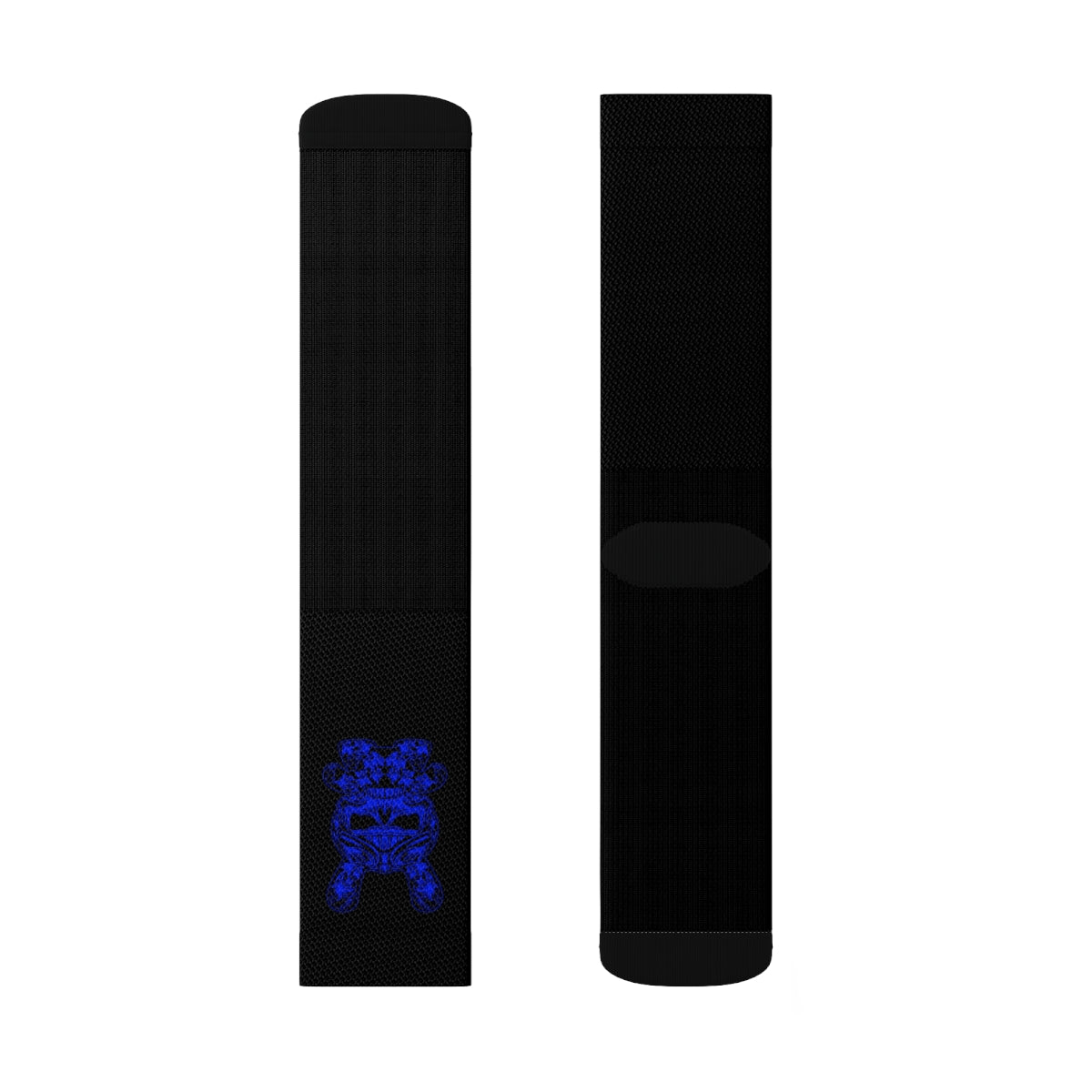 B RABB Black & Blue Crew Socks